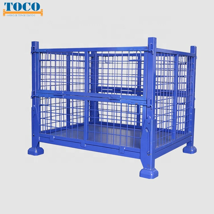 Factory Supply Ce Certified Foldable Customized Steel Pallet Stillage