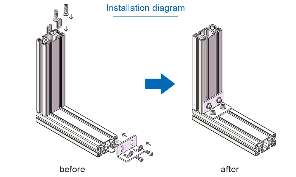 50100g Flat Large Customized Steel Bracket L Shape Bracket Air Conditioner Wall Mount Bracket